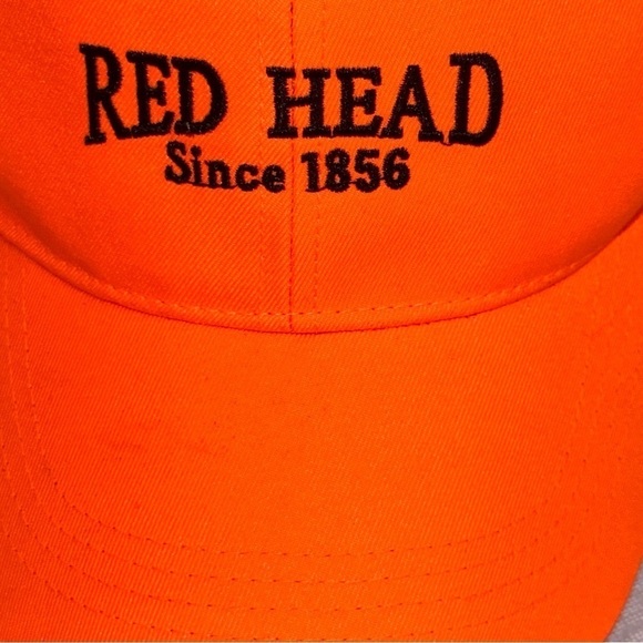 REDHEAD Orange RED HEAD Since 1856 Adjustable Baseball Cap Hat Unisex Adult - Picture 5 of 10